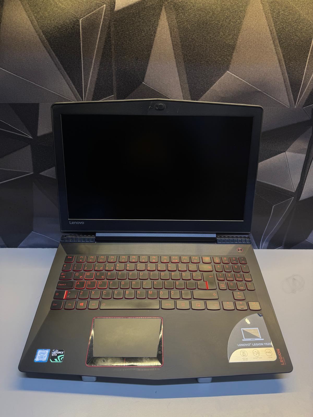 LENOVO LEGİON  İ7-7.Nesil/GTX 1050Tİ 4GB/16 GB/256GB/15.6